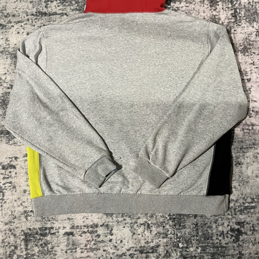 Puma Men's Playbook Hoodie Don't Flinch Pullover Patch Red Hood Pocket L XL ? - Picture 9 of 9